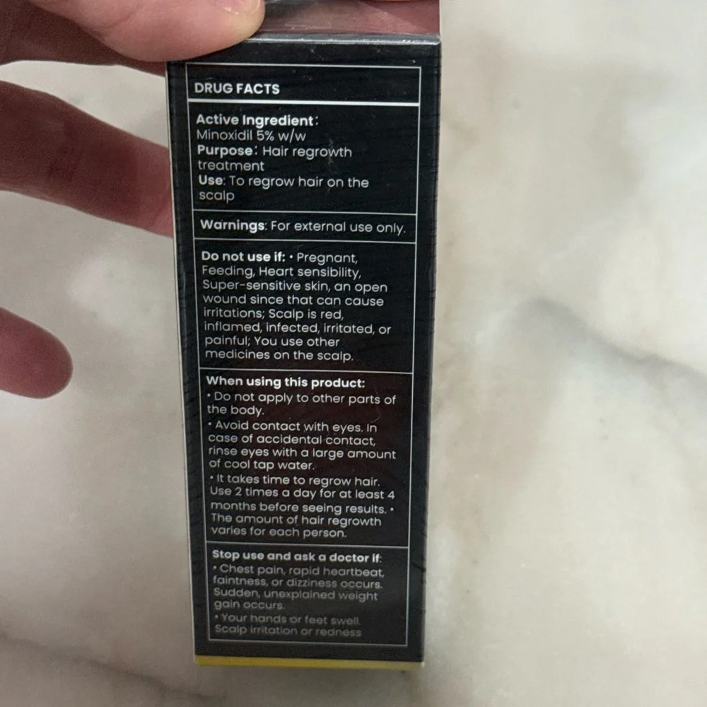 Hair Growth Serum - Black and Gold